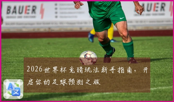 2026世界杯竞猜玩法新手指南，开启你的足球预测之旅